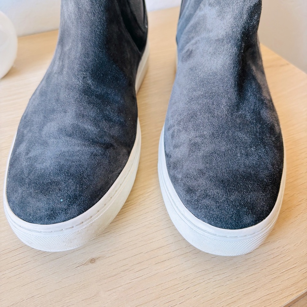 Vince Women’s Nira High-Top Suede Slip-On Sneakers - Picture 5 of 8